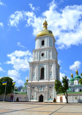 Tower Bell of Saint Sophia Cathedral in Kiev, Ukraine clipart