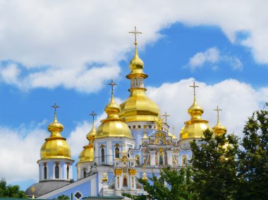 Ukrayna, Kyiv 'deki St. Michael' s Altın Kubbe Manastırı