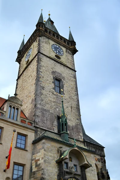 Praga Relógio Astronômico na Cidade Velha de Praga — Fotografia de Stock