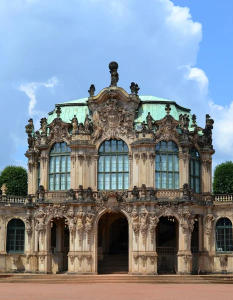 Exterior of Dresden gallery Zwinger — Stock Photo, Image
