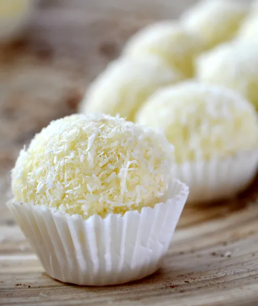 Dulces de coco blanco — Foto de Stock