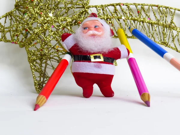 Santa Claus Decorations — Stock Photo, Image