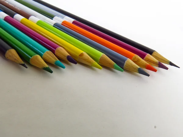 彩色的铅笔教育 — 图库照片