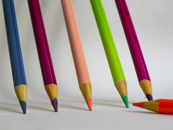 School supplies pencil and eraser — Stock Photo, Image