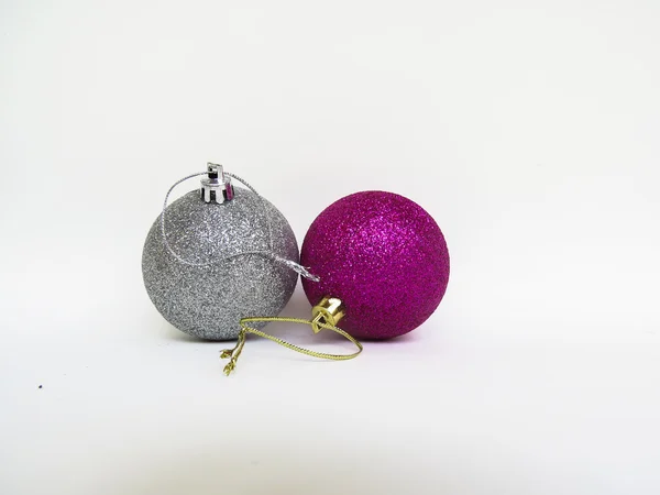 メリー クリスマス、ボールの装飾 — ストック写真