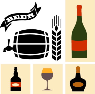 bira simge vektör toplama