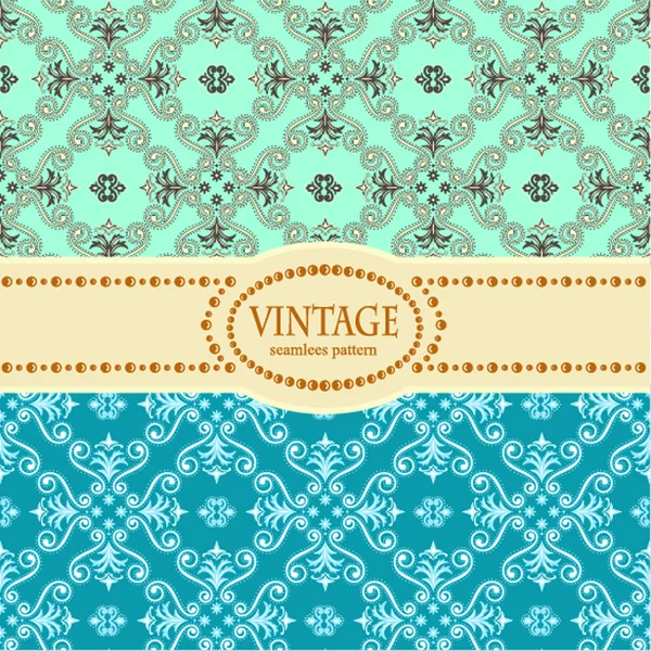 Naadloze vintage — Stockvector