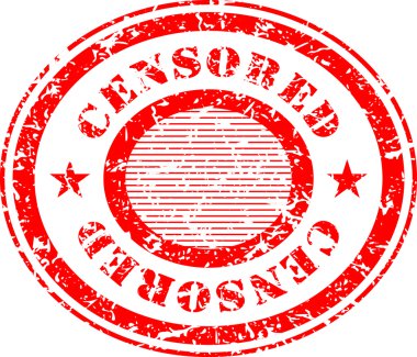 Grunge sansürlü pencere boyutu, vektör çizim