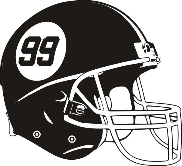 Vector helm Amerikaans voetbal — Stockvector