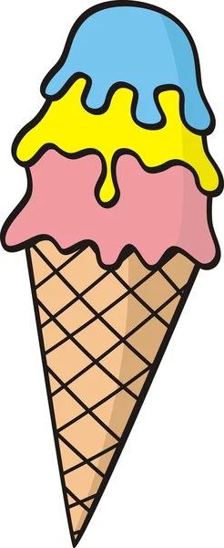 Ice Cream vektor illustration — Stock vektor