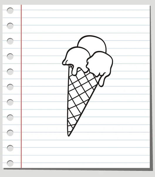 Ice Cream vektor illustration — Stock vektor