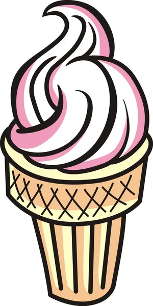 Ice cream vector illustration — Stock Vector