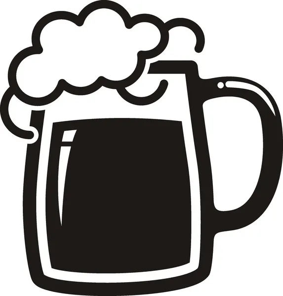 Design de caneca de cerveja —  Vetores de Stock