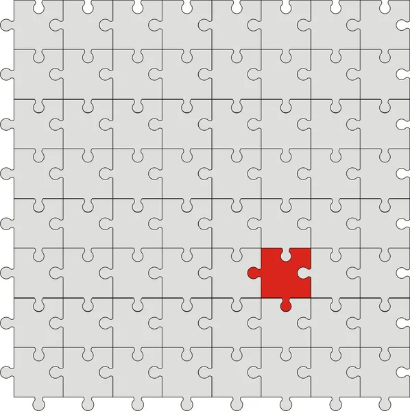 Vector puzzel — Stockvector