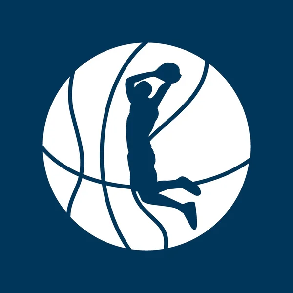 Vector de un baloncesto — Vector de stock