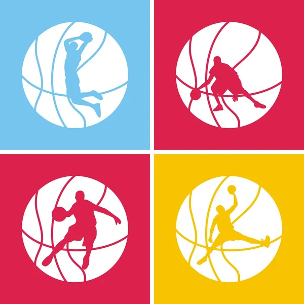 Basketbol tasarım öğesi ve alevler