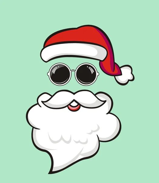 Santa Claus en estilo grunge . — Vector de stock