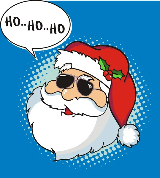 Papai Noel em estilo grunge . — Vetor de Stock