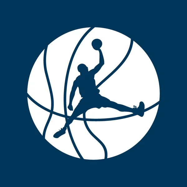 Vector de un baloncesto — Archivo Imágenes Vectoriales
