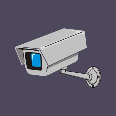 arka plan üzerinde güvenlik kameraları