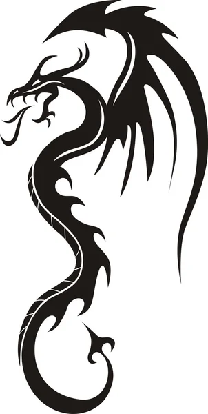 Dragon Vector Illustration — Stock Vector