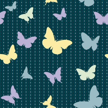 elle çizilmiş kelebek