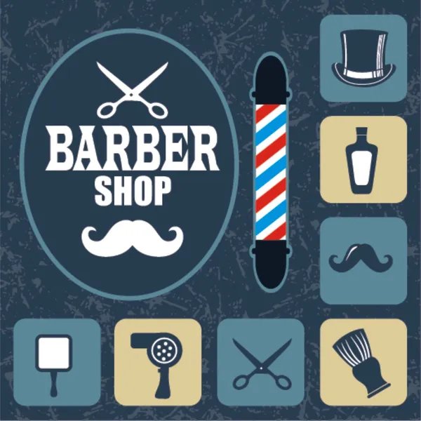 Barbearia — Vetor de Stock