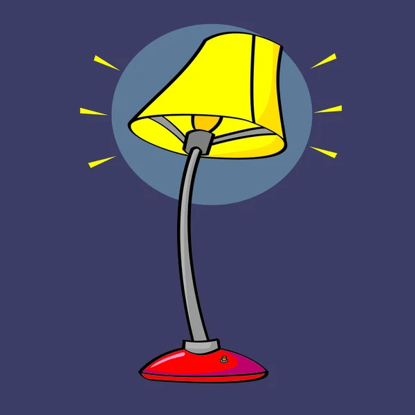 Lamp schaduw — Stockvector