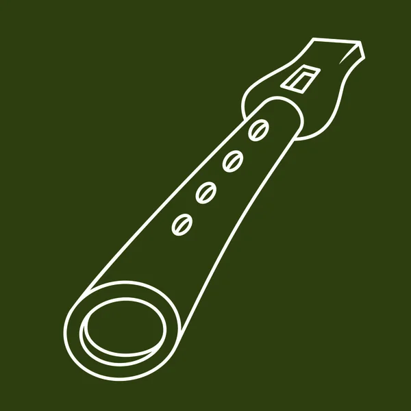 Flûtes — Image vectorielle