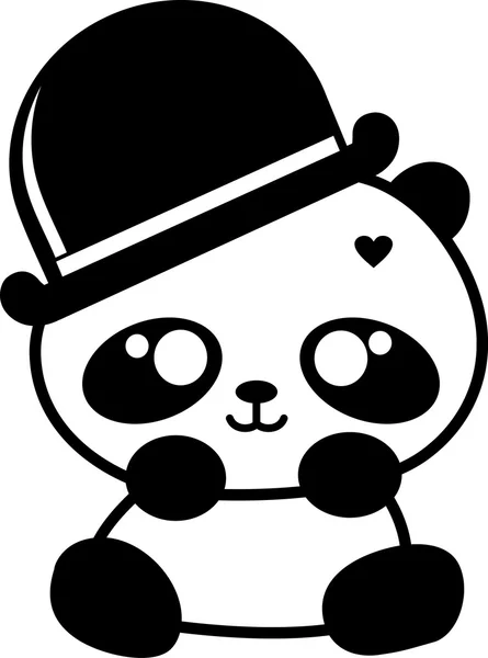 Baby panda — Stockvector