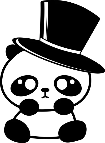 Panda bebé — Vector de stock