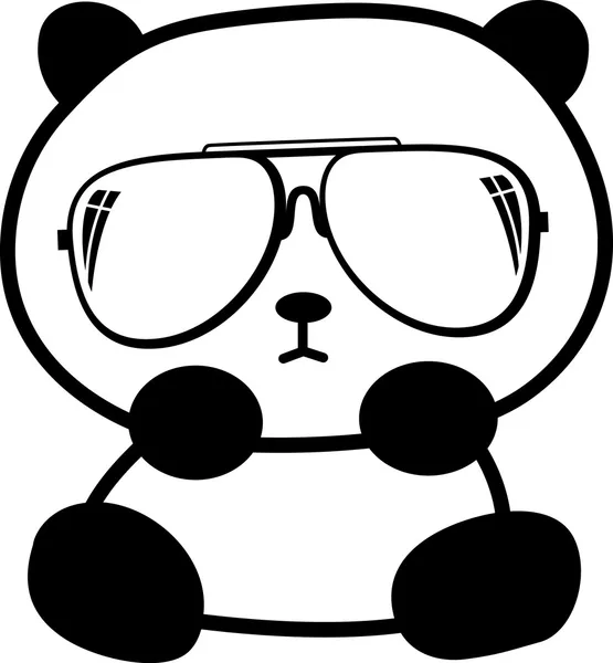 Baby panda — Stockvector