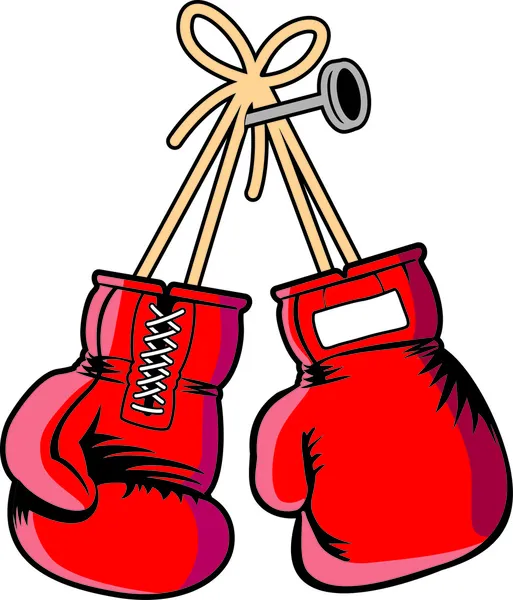 Boxing gloves — Stock Vector