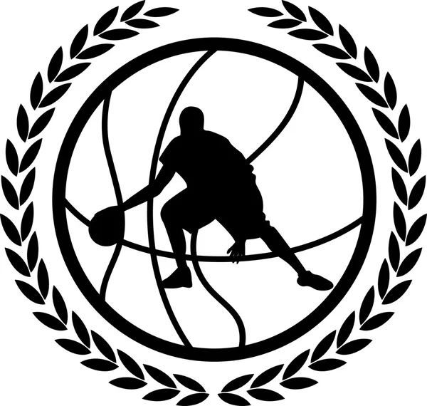 Basketbol tasarım — Stok Vektör