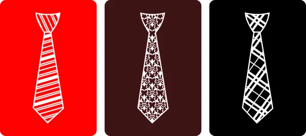 Jeu de cravate — Image vectorielle