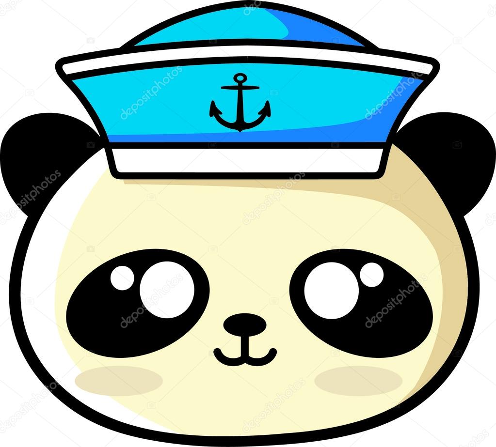 Cute panda sailors
