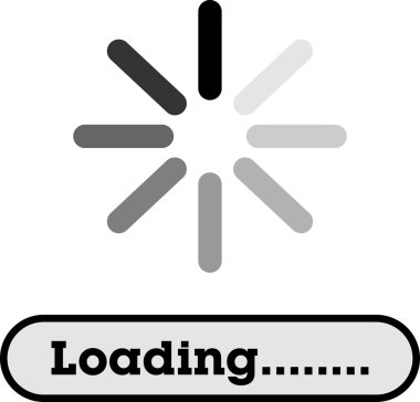 Loading, Streaming, Buffering, clipart