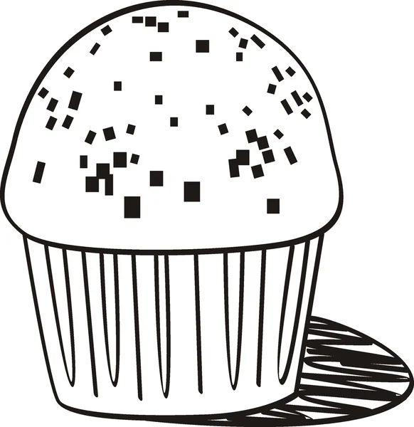 Cupcake — Stockvektor
