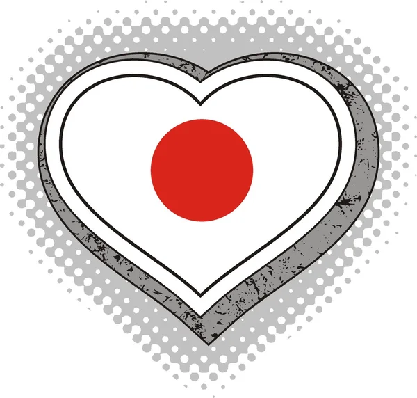 日本の旗 — ストックベクタ