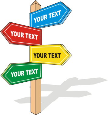 oklar yol levhası