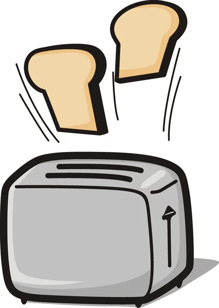 Toaster-Cartoon — Stockvektor