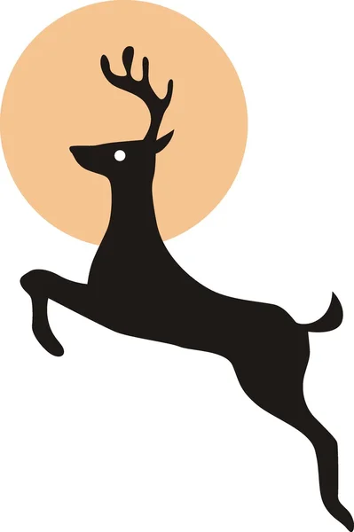 Cerfs — Image vectorielle