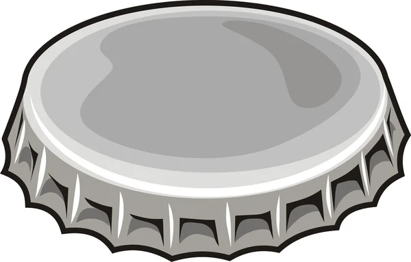 Bottle cap on — Stock Vector