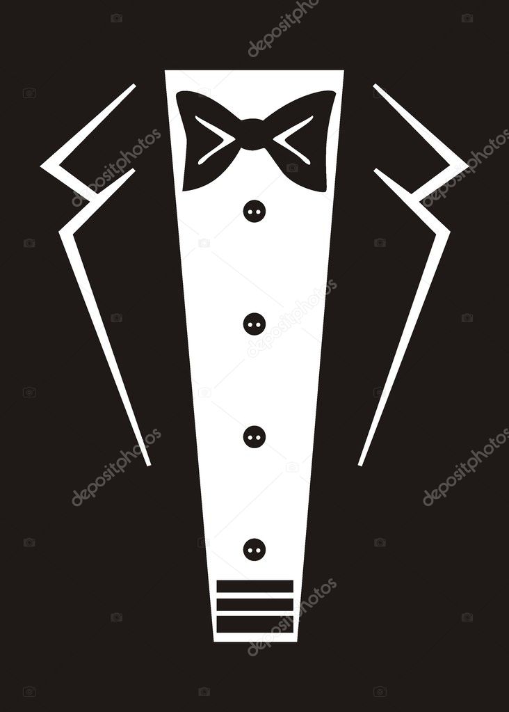 Tuxedo with bow tie