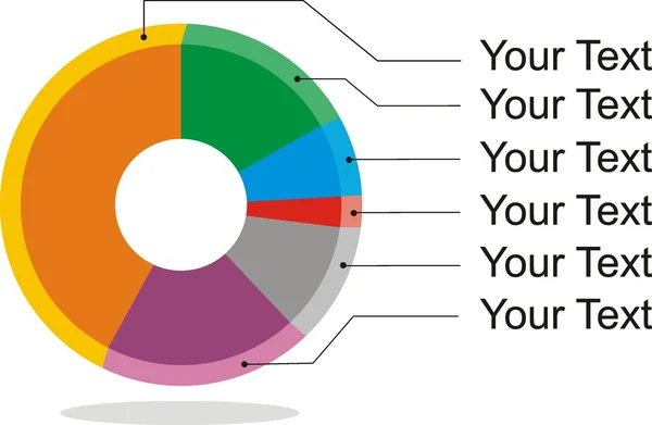 Pie chart — Stock Vector