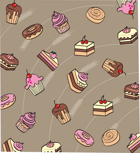 Sweet background — Stock Vector