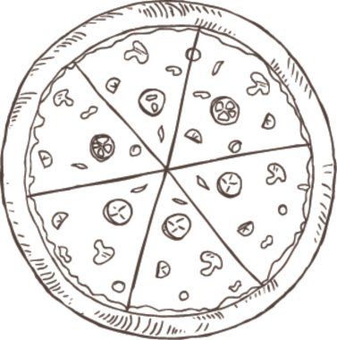 yarım yamalak pizza