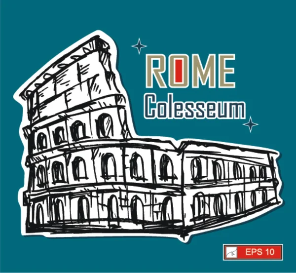 Rom colosseum — Stock vektor