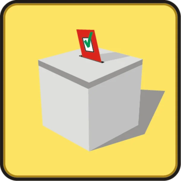 Caixa de voto — Vetor de Stock