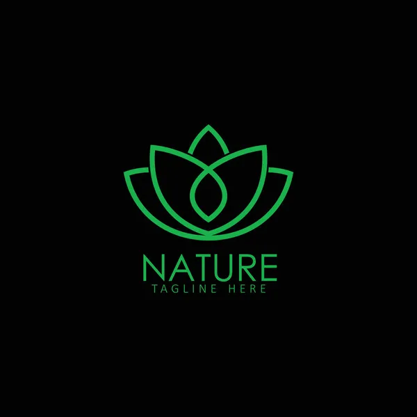 Lotus Flower Logo Abstrait Beauté Spa Salon Cosmétiques Marque Style Illustration De Stock